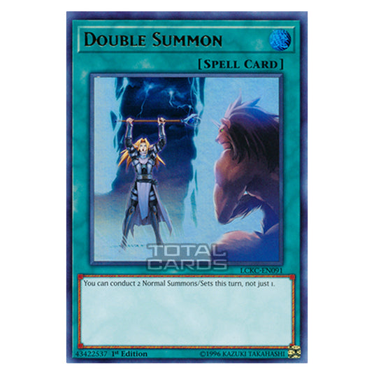 Yu-Gi-Oh! - Legendary Collection Kaiba Mega Pack - Double Summon (Ultra Rare) LCKC-EN091