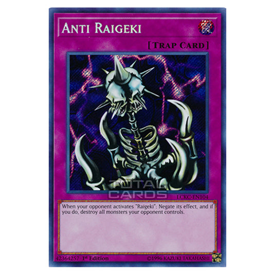 Yu-Gi-Oh! - Legendary Collection Kaiba Mega Pack - Anti Raigeki (Secret Rare) LCKC-EN104