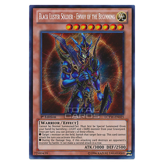 Yu-Gi-Oh! - Legendary Collection 3: Yugi's World Mega Pack - Black Luster Soldier - Envoy of the Beginning (Secret Rare) LCYW-EN025