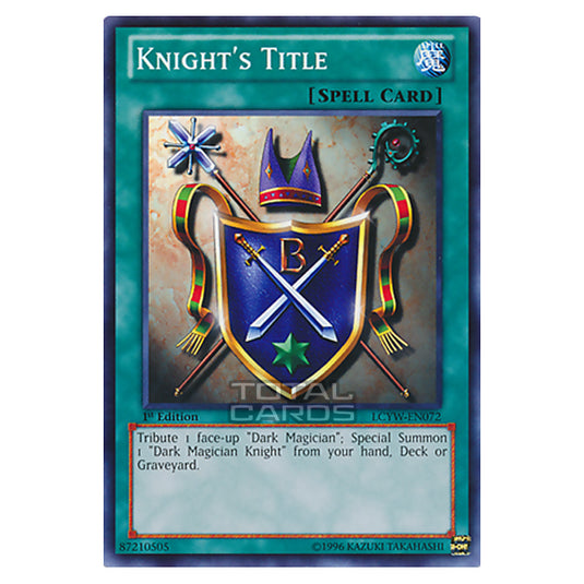 Yu-Gi-Oh! - Legendary Collection 3: Yugi's World Mega Pack - Knight's Title (Common) LCYW-EN072