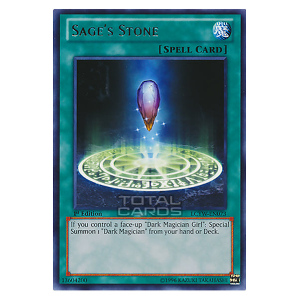 Yu-Gi-Oh! Sage's Stone Card (LCYW-EN073) – Rare, 1st Edition From Legendary Collection 3: Yugi's World