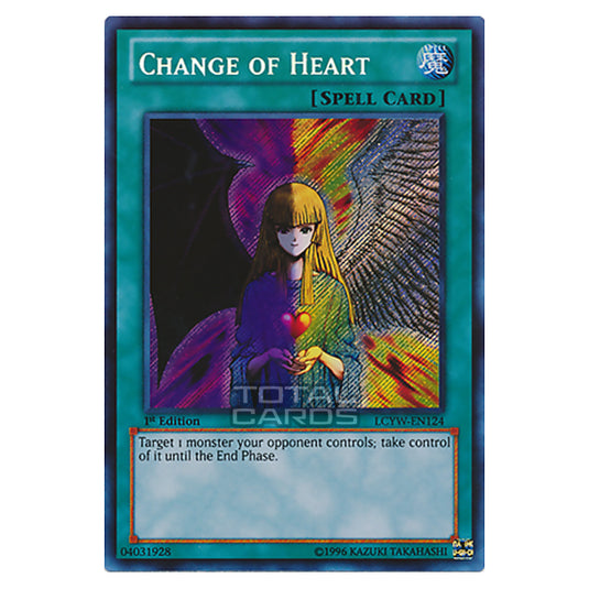 Yu-Gi-Oh! - Legendary Collection 3: Yugi's World Mega Pack - Change of Heart (Secret Rare) LCYW-EN124