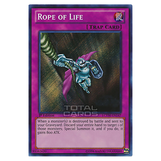 Yu-Gi-Oh! - Legendary Collection 3: Yugi's World Mega Pack - Rope of Life (Secret Rare) LCYW-EN147