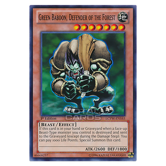 Yu-Gi-Oh! - Legendary Collection 3: Yugi's World Mega Pack - Green Baboon, Defender of the Forest (Common) LCYW-EN165