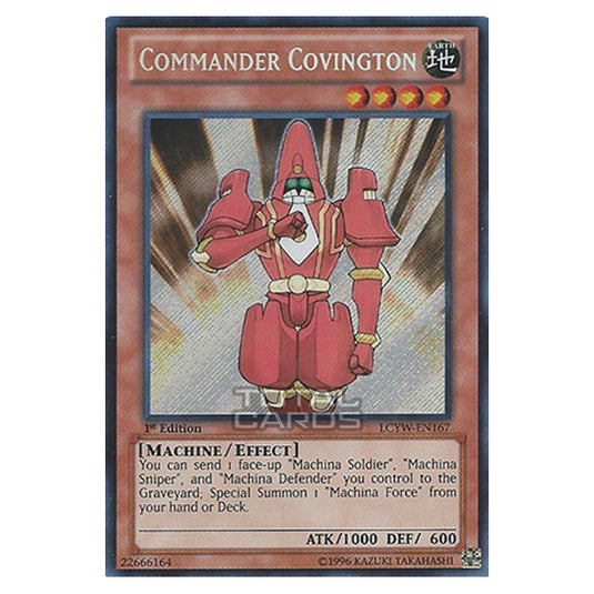 Yu-Gi-Oh! - Legendary Collection 3: Yugi's World Mega Pack - Commander Covington (Secret Rare) LCYW-EN167