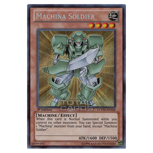 Yu-Gi-Oh! - Legendary Collection 3: Yugi's World Mega Pack - Machina Soldier (Secret Rare) LCYW-EN168