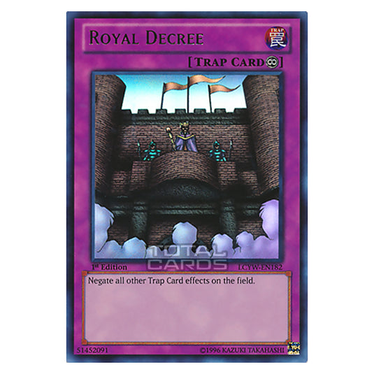 Yu-Gi-Oh! - Legendary Collection 3: Yugi's World Mega Pack - Royal Decree (Ultra Rare) LCYW-EN182