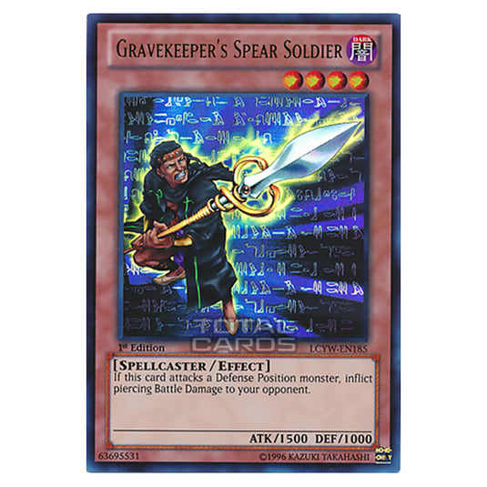 Yu-Gi-Oh! - Legendary Collection 3: Yugi's World Mega Pack - Gravekeeper's Spear Soldier (Ultra Rare) LCYW-EN185