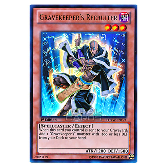 Yu-Gi-Oh! - Legendary Collection 3: Yugi's World Mega Pack - Gravekeeper's Recruiter (Ultra Rare) LCYW-EN193