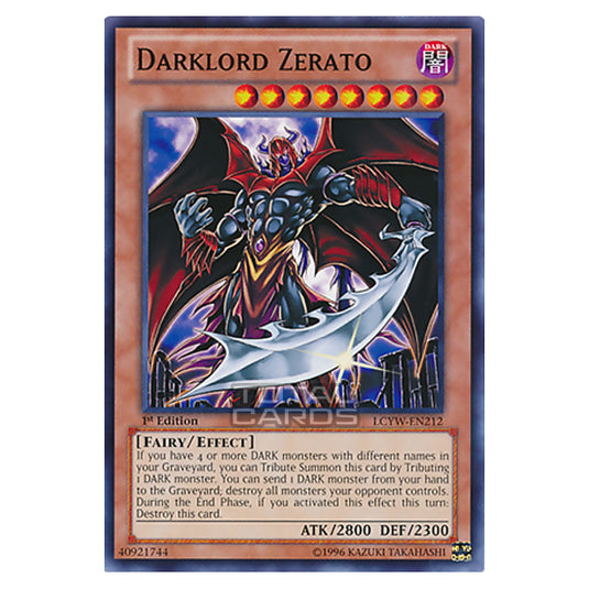 Yu-Gi-Oh! - Legendary Collection 3: Yugi's World Mega Pack - Darklord Zerato (Common) LCYW-EN212