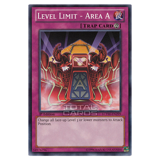 Yu-Gi-Oh! - Legendary Collection 3: Yugi's World Mega Pack - Level Limit - Area A (Common) LCYW-EN299