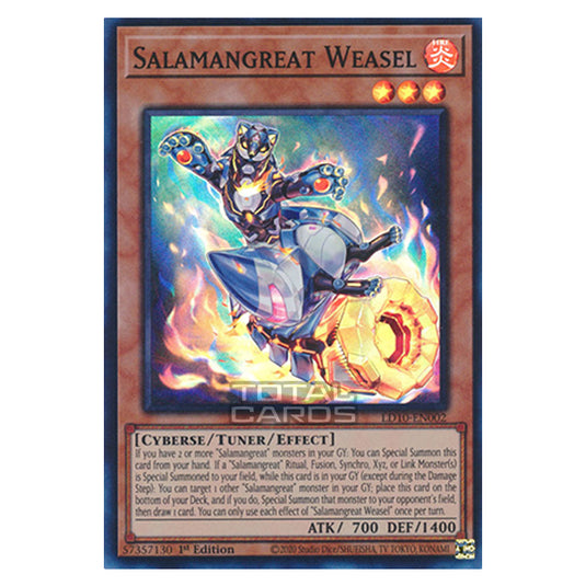 Yu-Gi-Oh! - Legendary Duelists: Soulburning Volcano - Salamangreat Weasel (Super Rare) LD10-EN002