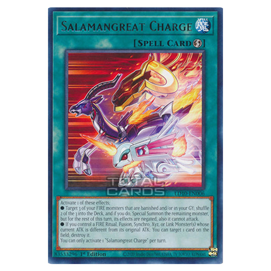 Yu-Gi-Oh! - Legendary Duelists: Soulburning Volcano - Salamangreat Charge (Rare) LD10-EN006