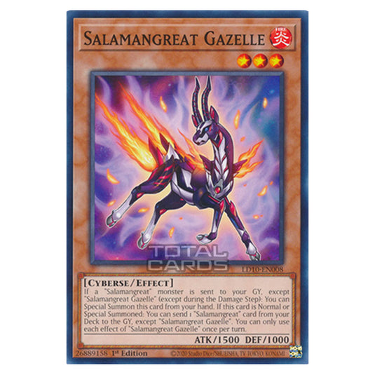 Yu-Gi-Oh! - Legendary Duelists: Soulburning Volcano - Salamangreat Gazelle (Common) LD10-EN008