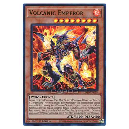 Yu-Gi-Oh! - Legendary Duelists: Soulburning Volcano - Volcanic Emperor (Ultra Rare) LD10-EN018