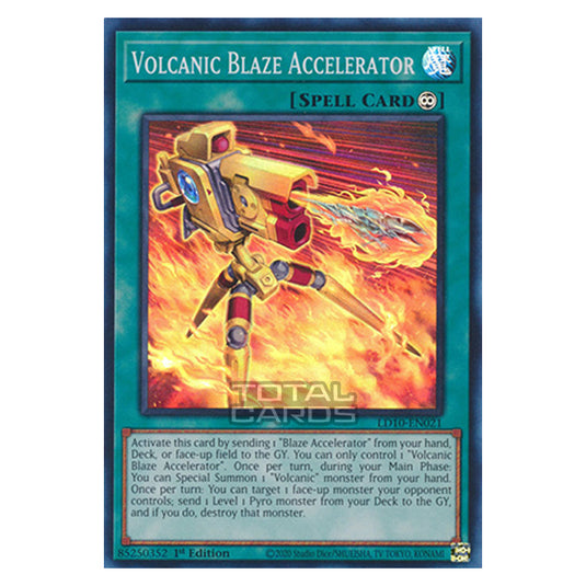 Yu-Gi-Oh! - Legendary Duelists: Soulburning Volcano - Volcanic Blaze Accelerator (Super Rare) LD10-EN021 Yu-Gi-Oh! - Legendary Duelists: Soulburning Volcano - Volcanic Blaze Accelerator (Super Rare) LD10-EN021