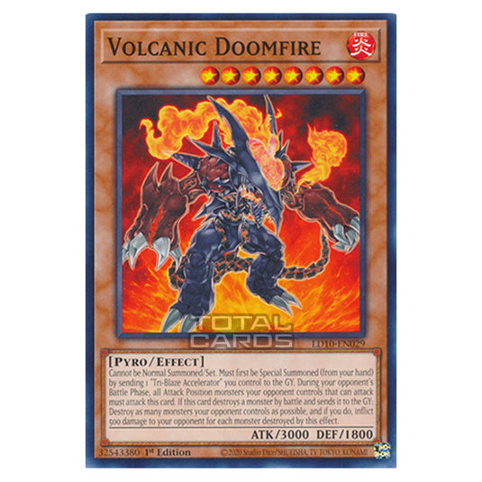 Yu-Gi-Oh! - Legendary Duelists: Soulburning Volcano - Volcanic Doomfire (Common) LD10-EN029