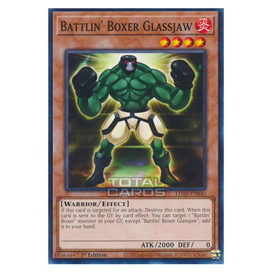 Yu-Gi-Oh! - Legendary Duelists: Soulburning Volcano - Battlin' Boxer Glassjaw (Common) LD10-EN040