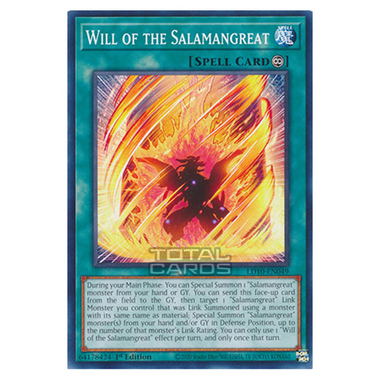 Yu-Gi-Oh! - Legendary Duelists: Soulburning Volcano - Will of the Salamangreat (Common) LD10-EN049