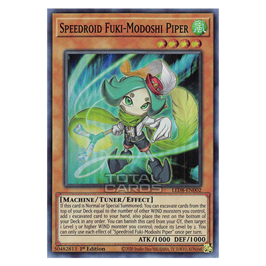 Yu-Gi-Oh! - Legendary Duelists: Synchro Storm - Speedroid Fuki-Modoshi Piper (Super Rare) LED8-EN002