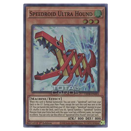 Yu-Gi-Oh! - Legendary Duelists: Synchro Storm - Speedroid Ultra Hound (Super Rare) LED8-EN003