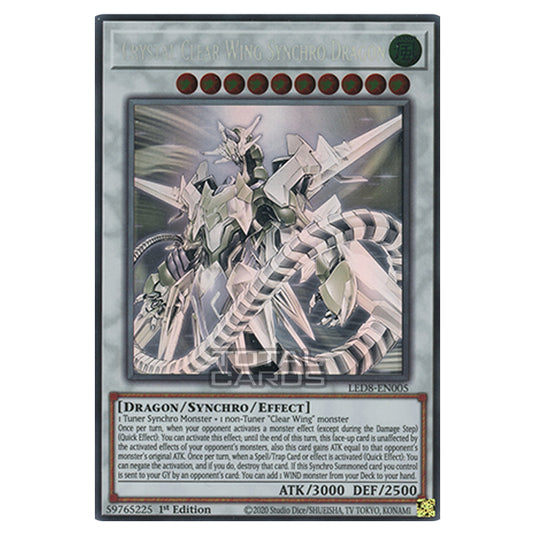 Yu-Gi-Oh! - Legendary Duelists: Synchro Storm - Crystal Clear Wing Synchro Dragon (Ghost Rare) LED8-EN005a