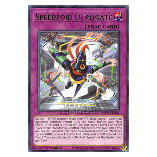 Yu-Gi-Oh! - Legendary Duelists: Synchro Storm - Speedroid Dupligate (Rare) LED8-EN008