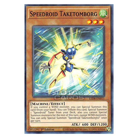 Yu-Gi-Oh! - Legendary Duelists: Synchro Storm - Speedroid Taketomborg (Common) LED8-EN011