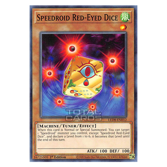 Yu-Gi-Oh! - Legendary Duelists: Synchro Storm - Speedroid Red-Eyed Dice (Common) LED8-EN012