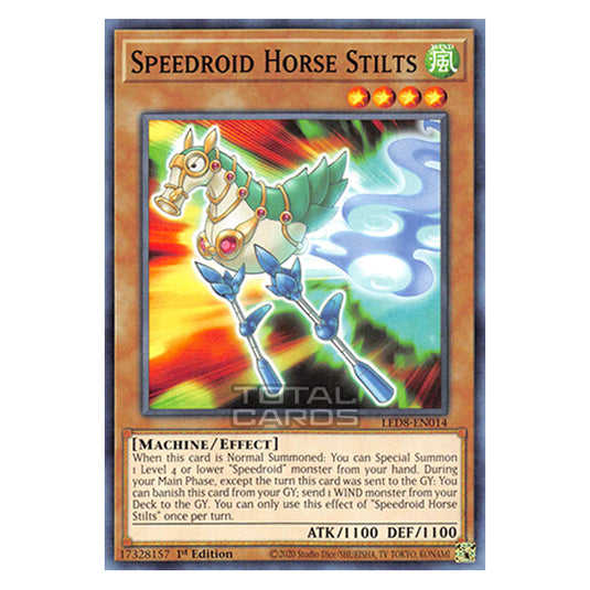 Yu-Gi-Oh! - Legendary Duelists: Synchro Storm - Speedroid Horse Stilts (Common) LED8-EN014