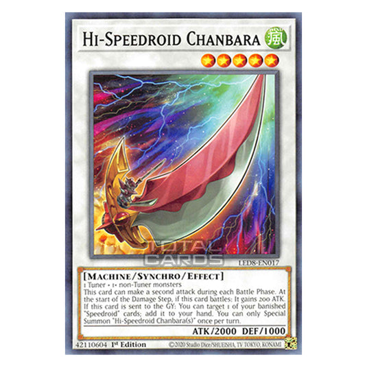 Yu-Gi-Oh! - Legendary Duelists: Synchro Storm - Hi-Speedroid Chanbara (Common) LED8-EN017