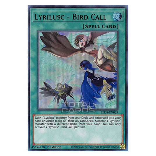 Yu-Gi-Oh! - Legendary Duelists: Synchro Storm - Lyrilusc - Bird Call (Ultra Rare) LED8-EN039
