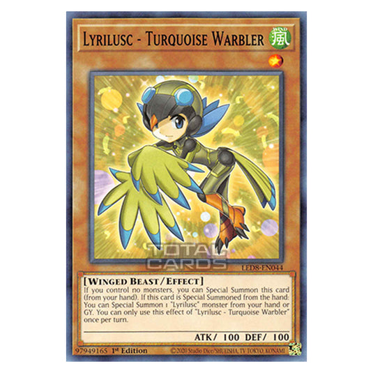 Yu-Gi-Oh! - Legendary Duelists: Synchro Storm - Lyrilusc - Turquoise Warbler (Common) LED8-EN044