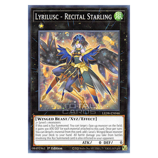 Yu-Gi-Oh! - Legendary Duelists: Synchro Storm - Lyrilusc - Recital Starling (Common) LED8-EN046