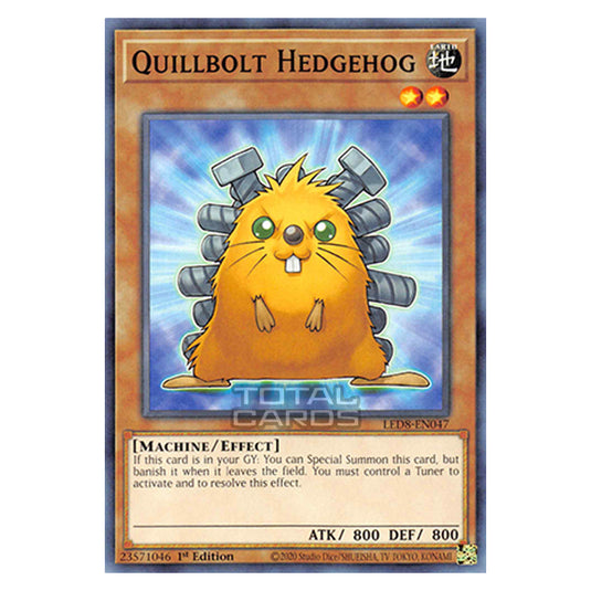 Yu-Gi-Oh! - Legendary Duelists: Synchro Storm - Quillbolt Hedgehog (Common) LED8-EN047