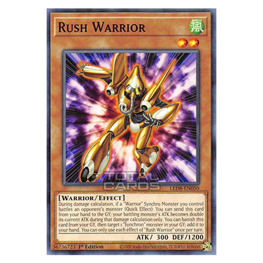 Yu-Gi-Oh! - Legendary Duelists: Synchro Storm - Rush Warrior (Common) LED8-EN050