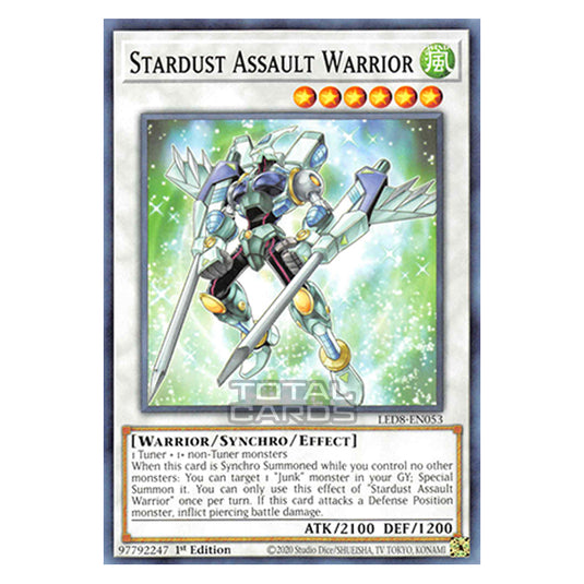 Yu-Gi-Oh! - Legendary Duelists: Synchro Storm - Stardust Assault Warrior (Common) LED8-EN053