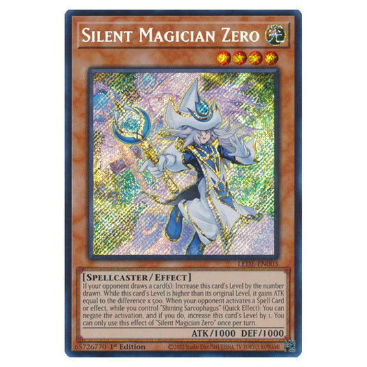 Yu-Gi-Oh! - Legacy of Destruction - Silent Magician Zero (Quarter Century Secret Rare) LEDE-EN003a