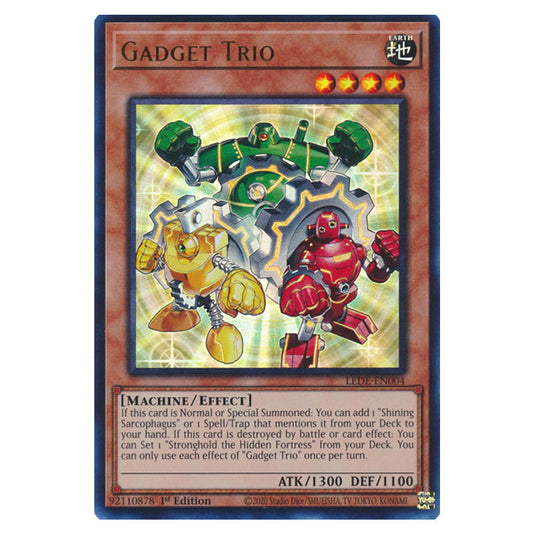Yu-Gi-Oh! - Legacy of Destruction - Gadget Trio (Ultra Rare) LEDE-EN00 Yu-Gi-Oh! - Legacy of Destruction - Gadget Trio (Ultra Rare) LEDE-EN00