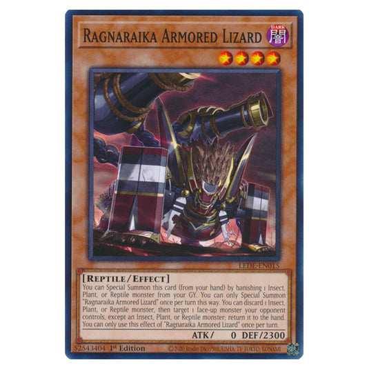 Yu-Gi-Oh! - Legacy of Destruction - Ragnaraika Armored Lizard (Common) LEDE-EN015