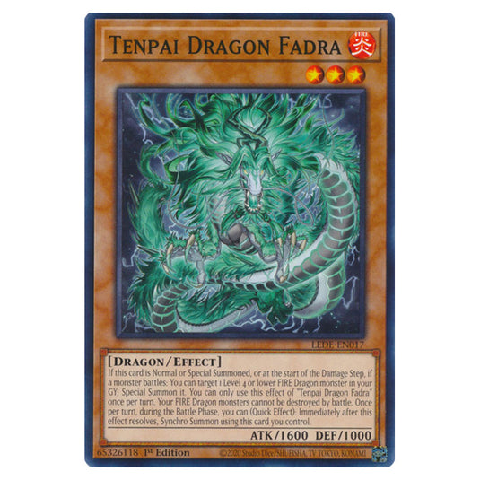 Yu-Gi-Oh! - Legacy of Destruction - Tenpai Dragon Fadra (Common) LEDE-EN017