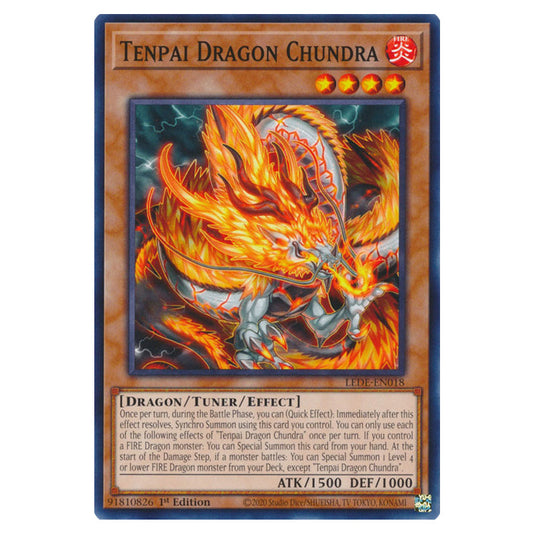 Yu-Gi-Oh! - Legacy of Destruction - Tenpai Dragon Chundra (Common) LEDE-EN018