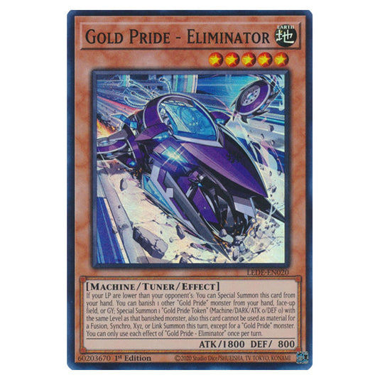 Yu-Gi-Oh! - Legacy of Destruction - Gold Pride - Eliminator (Super Rare) LEDE-EN020