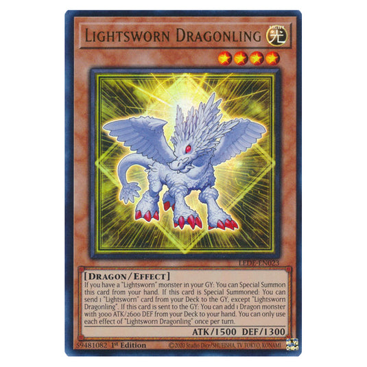 Yu-Gi-Oh! - Legacy of Destruction - Lightsworn Dragonling (Ultra Rare) LEDE-EN023