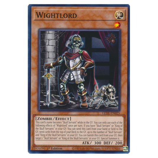 Yu-Gi-Oh! - Legacy of Destruction - Wightlord (Common) LEDE-EN025