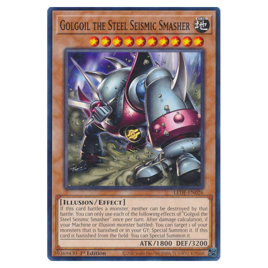 Yu-Gi-Oh! - Legacy of Destruction - Golgoil the Steel Seismic Smasher (Common) LEDE-EN026