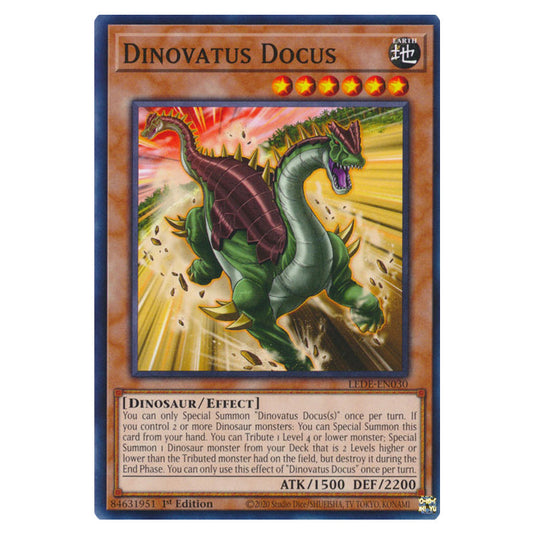 Yu-Gi-Oh! - Legacy of Destruction - Dinovatus Docus (Common) LEDE-EN030