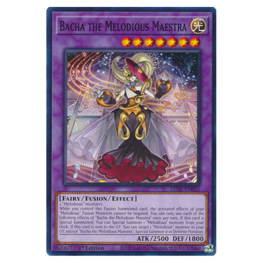 Yu-Gi-Oh! - Legacy of Destruction - Bacha the Melodious Maestra (Common) LEDE-EN035