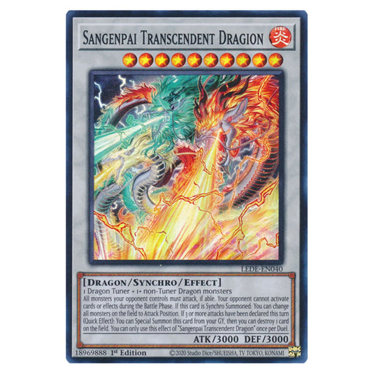 Yu-Gi-Oh! - Legacy of Destruction - Sangenpai Transcendent Dragion (Super Rare) LEDE-EN040