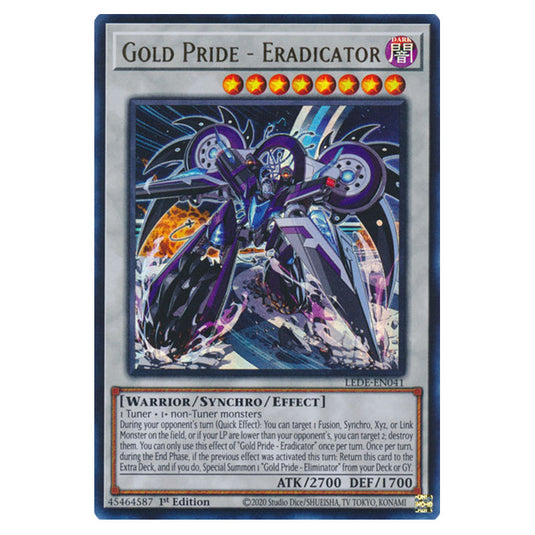 Yu-Gi-Oh! - Legacy of Destruction - Gold Pride - Eradicator (Quarter Century Secret Rare) LEDE-EN041a